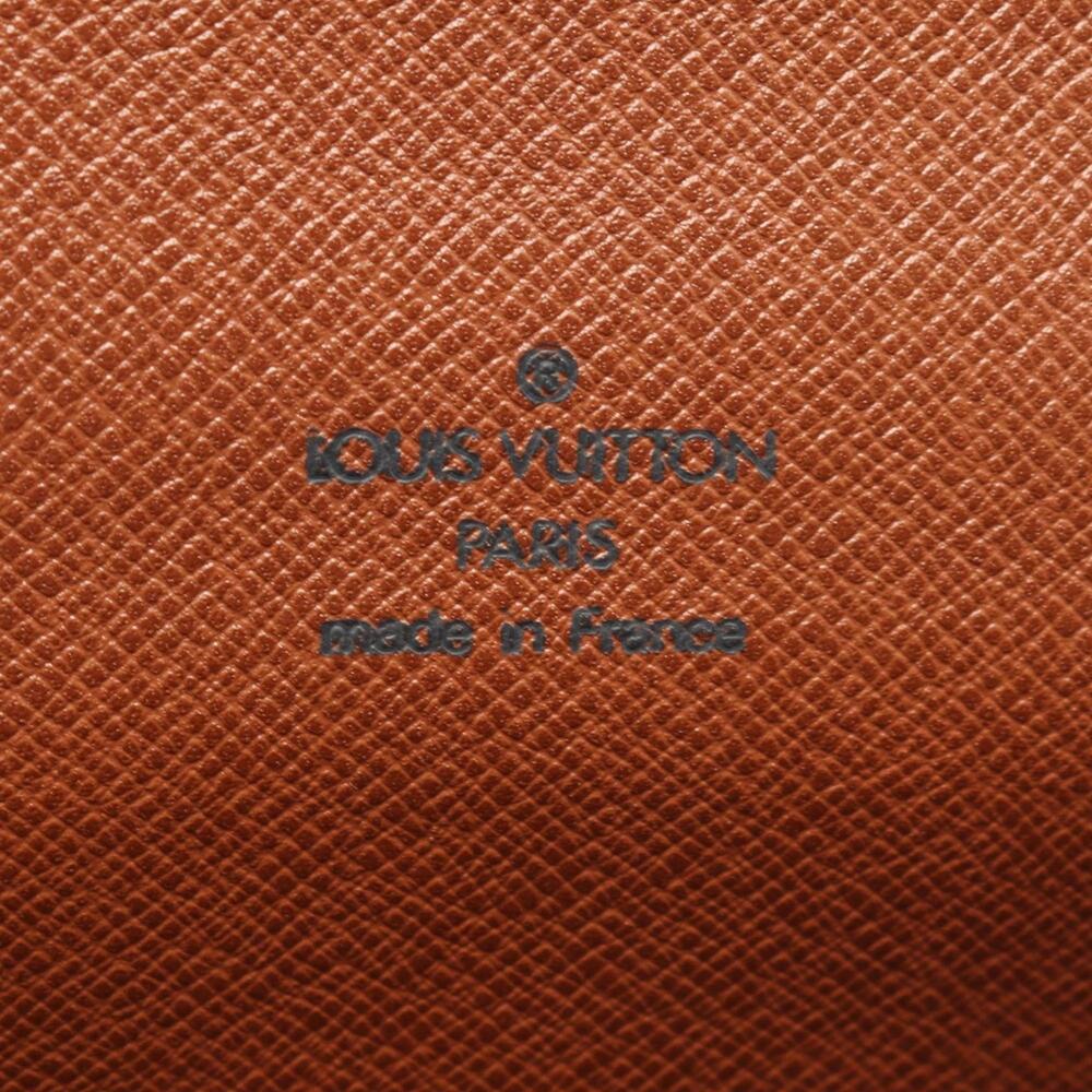 LOUIS VUITTON Authentic Brown Monogram Leather Fanny Pack - Picture 4 of 8